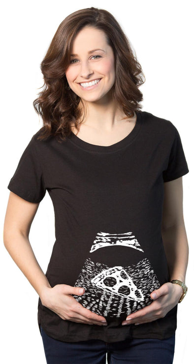 Ultrasound Pizza Maternity Tshirt