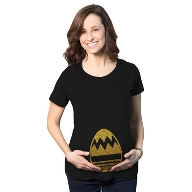 Golden Easter Egg Maternity Tshirt