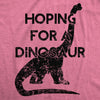 Hoping For A Dinosaur Maternity Tshirt