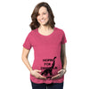 Hoping For A Dinosaur Maternity Tshirt