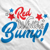 Red White And Bump Maternity Tshirt