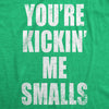 Kickin’ Me Smalls Maternity Tshirt