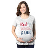 Red White And Due Maternity Tshirt