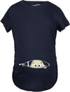 Peeking Baby Maternity Tshirt