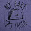 My Baby Loves Tacos Maternity Tshirt