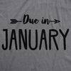 Due In January Maternity Tshirt