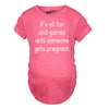 Fun And Games Maternity Tshirt