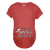 Guess What Santa's Bringing Me Maternity Tshirt