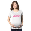 I Just Wanted a Back Rub Maternity Tshirt