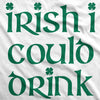 Irish I Could Drink Maternity Tshirt