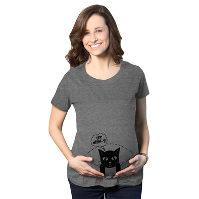 Let Meowt Maternity Tshirt