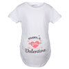 Mom's Little Valentine Maternity Tshirt