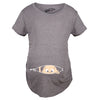 Peeking Baby Maternity Tshirt