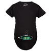 Peeking Witch Maternity Tshirt