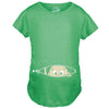 Peeking Baby Maternity Tshirt