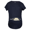 Peeking Baby Maternity Tshirt