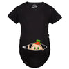 Peeking St. Pattie's Day Baby Maternity Tshirt