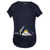 Peeking Captain Maternity Tshirt