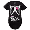 Skeleton Baby Girl Maternity Tshirt