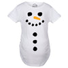 Snowman Buttons Maternity Tshirt