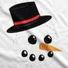 Snowman Face Maternity Tshirt