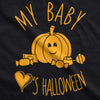 My Baby Loves Halloween Maternity Tshirt
