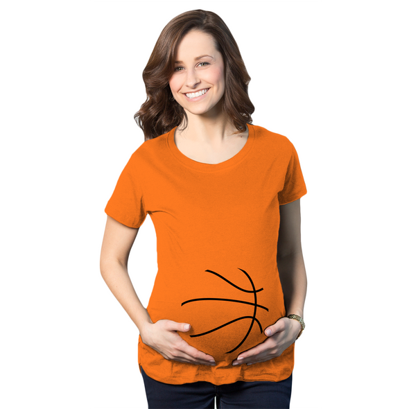 Basketball Bump Maternity Tshirt