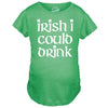 Irish I Could Drink Maternity Tshirt