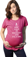 Keep Calm I'm Pregnant Maternity Tshirt